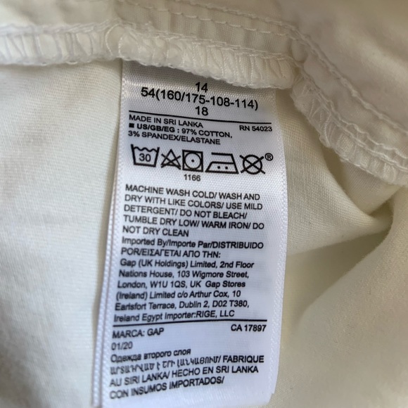 Gap High-rise Straight Khaki NWT - Picture 7 of 9